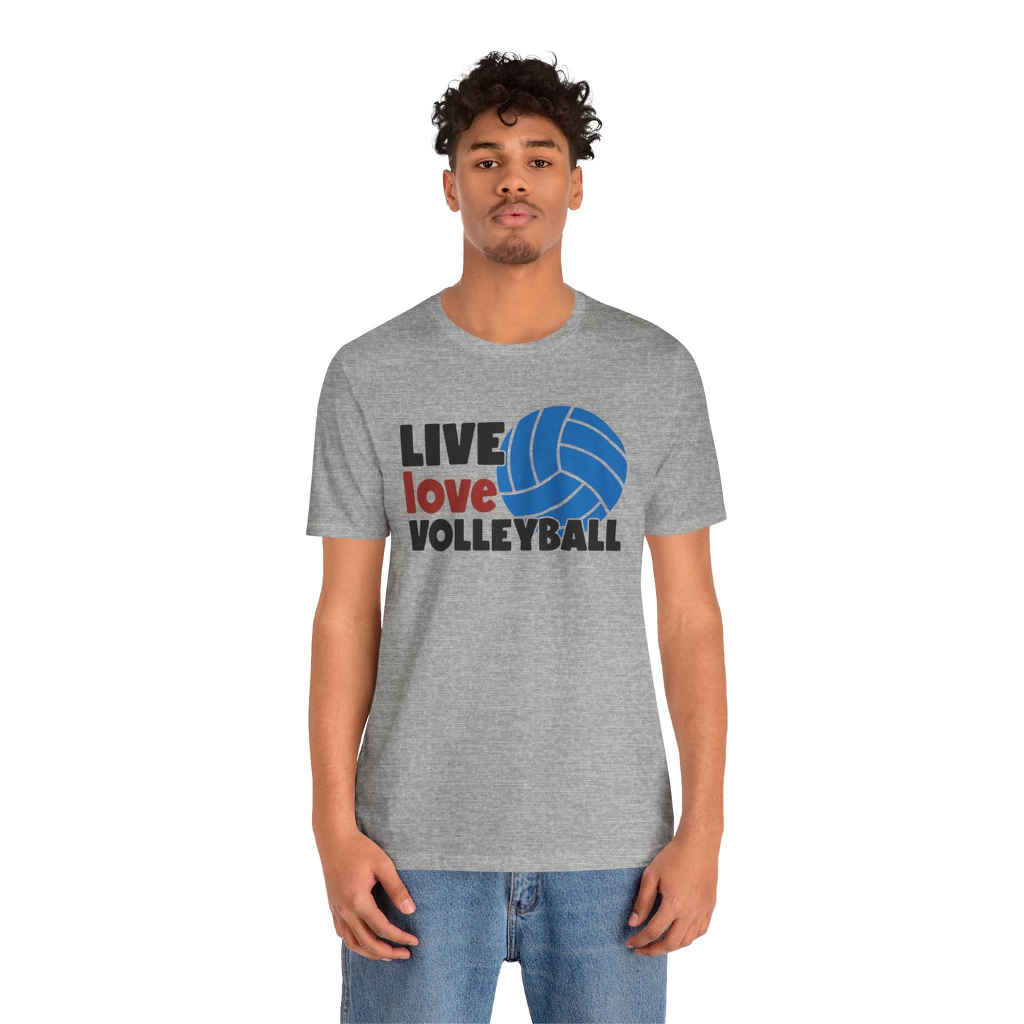 Live Love Volleyball T Shirt,gift for her,gift for him,volleyball gift,sports tee,team shirt,player gift,coach gift,Love Volleyball,Spike it