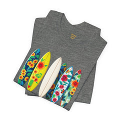 Surfboard Meeting Unisex Tee - Fun Beach Vibe for Summer Gatherings