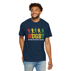 Rugby Players Rainbow Graphic T-Shirt