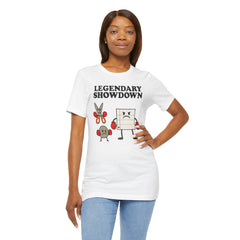 Legendary Showdown Rock Paper Scissors Funny Graphic Tee