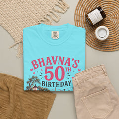 Bhavna Personalized 50th Birthday Girls Trip Savannah, Georgia T-Shirt