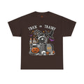 Halloween Trick Or Trashy Raccoon! Graphic Unisex Heavy Cotton Tee