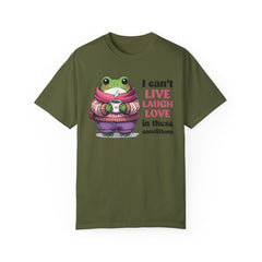 Vintage Style Funny Frog Tshirt  - Stylish Unisex T Shirt