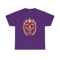 Flaming Fire Cyclops - Graphic Unisex Heavy Cotton Tee