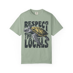 Respect the Locals T-Shirt — Sea Turtle Conservation Graphic Tee