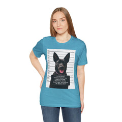 K9 Mugshot Personalized with your Dog T-Shirt