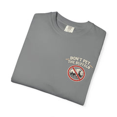 Wyoming Funny Roadtrip T-Shirt — "Three Things You Don’t Do in Wyoming" Adventure Tee