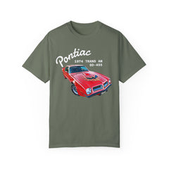 Retro Pontiac 1974 Trans Am SD-455 Unisex Comfort Colors Garment Dyed T-Shirt