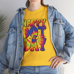 HAPPY DOT DAY - Graphic Unisex Heavy Cotton Tee