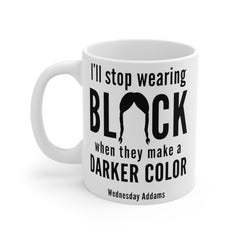Wednesday Addams - Ceramic Mugs (11oz\15oz\20oz) | Pop Culture | Addams Family | Fan Gift | Gift For Her | Gothic Style Mug | Creepy Comedy