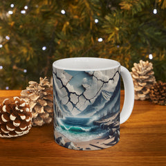 Serene Ocean Beach Nature-Inspired Ceramic Mug - 11oz & 15oz Options