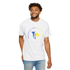 Blue French Horn & Yellow Umbrella T-Shirt — HIMYM Fan Tee