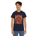 Fiery Fire Kraken - Graphic Unisex Heavy Cotton Tee