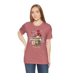 You Can Be WHATEVER You Want To Be Floral Unisex Tee