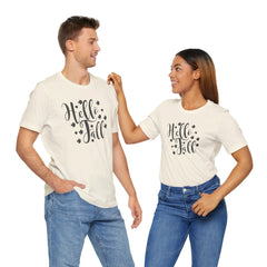 Hello Fall - Unisex Jersey Short Sleeve Tee