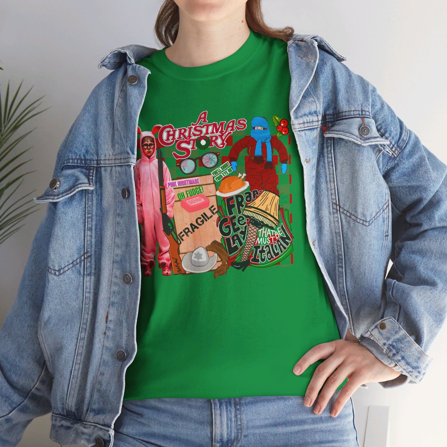 A Christmas Story Montage - Unisex Heavy Cotton Tee