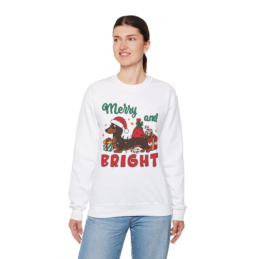 Dachsund Christmas - Unisex Heavy Blend™ Crewneck Sweatshirt