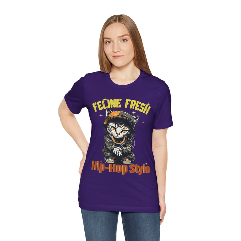 Funny Feline Fresh Hip Hop Style - Graphic Tee