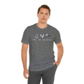 Peace Love Back The Blue in Arizona, Graphic Unisex Short Sleeve Tee