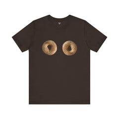 Funny Sexist Bagel Tee - The Bagels Are Hot Come An Get Em Graphic Shirt