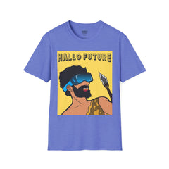 Hallo Future Pop Art Guy Unisex Softstyle T-Shirt