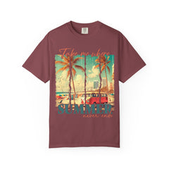 Summer Vibes Graphic T-Shirt - "Take Me Where Summer Never Ends"