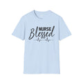 Blessed Nurse - Unisex Softstyle T-Shirt | Nurse Awareness, Medical Wear, Gift For Her, Scrubs Lover, Hospital Staff Gift, Registered Nurse