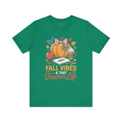Fall Vibes Teacher Life T-Shirt