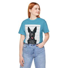 K9 Mugshot Personalized with your Dog T-Shirt