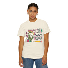 Floral Teacher T-Shirt - Comfort Colors Soft