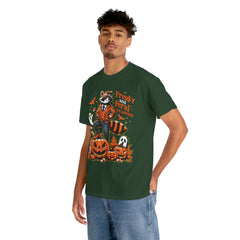 Freaky And Feral Halloween Raccoon! Graphic Unisex Heavy Cotton Tee