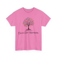 EACH DOT MATTERS Tree Unisex Heavy Cotton Tee / International Dot Day / Happy Dot Day / Teachers / Children / Elementary School