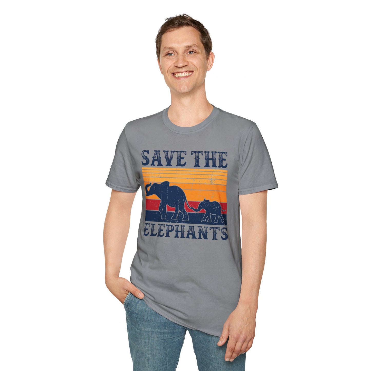 Save the Elephants Unisex Softstyle T-Shirt