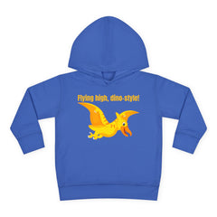 Flying high, dino-style! - Toddler Pullover Fleece Hoodie