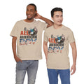 All American Boy With Eagle Graphic, Unisex Jersey Short Sleeve Tee