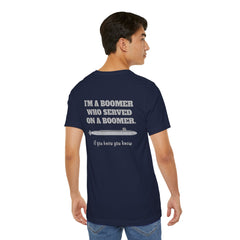 Trident Boomer Unisex Jersey Short Sleeve Tee - I'm a Boomer Who Served on a Boomer Graphic Design