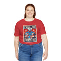 Chill The Fourth Out,Cowgirl Graphic, Unisex Jersey Short Sleeve Tee