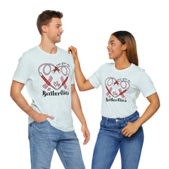 Phlebotomist Heart Butterflies Tee
