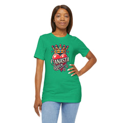 Canasta Queen Crown and Heart - Graphic Unisex Tee