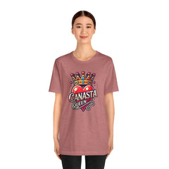 Canasta Queen Crown and Heart - Graphic Unisex Tee