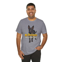 My Therapist Has A Wet Nose Personalized with your dog(s) image T-Shirt