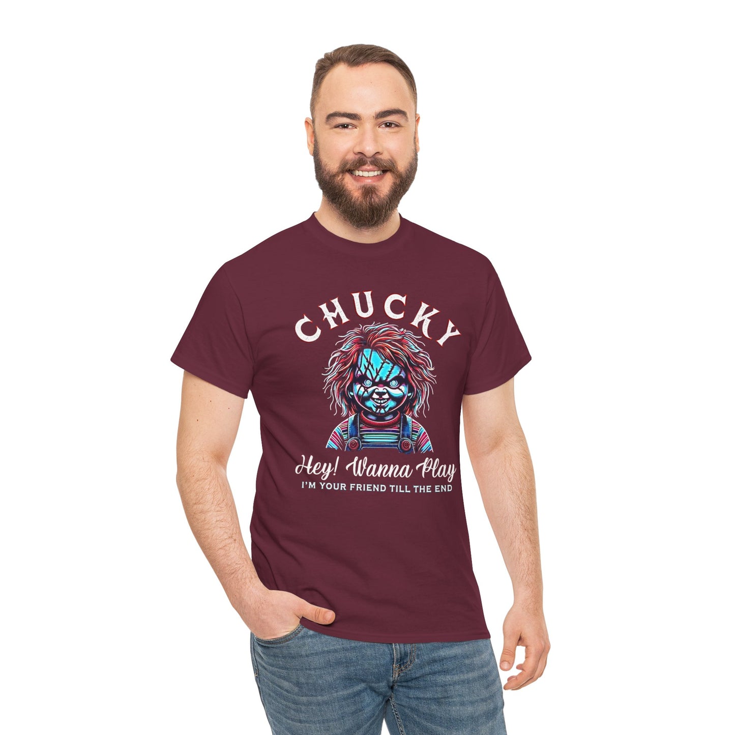 Chuck The Man Child - Unisex Heavy Cotton Tee