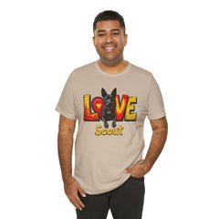 Personalized Love Your Dog T-Shirt — Designed with your dogs name and picture Graphic Tee