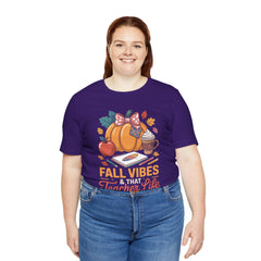 Fall Vibes Teacher Life T-Shirt