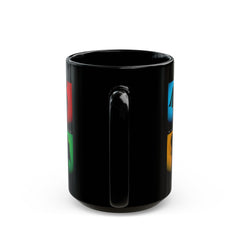 Pop Art Michael Jackson Iconic Silhouette Black Mug - 11oz & 15oz