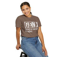 Raised on Hose Water and Neglect — Retro Graphic T-Shirt (Vintage Gift for Gen X)