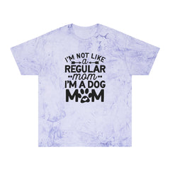 I'm not like a regular Mom I'm a Dog Mom / Unisex Color Blast T-Shirt