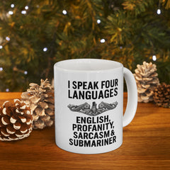 Submarine Enlisted Language Lover Ceramic Mug | Navy Submarine Coffee Cup