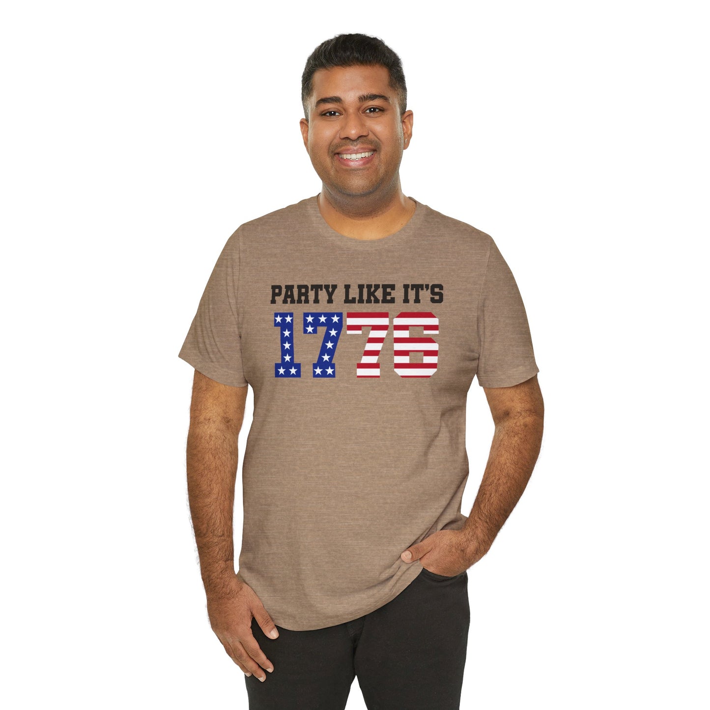 Party Like Its 1776, Graphic Unisex Jersey Short Sleeve Tee