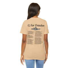 41 For Freedom FBM Fleet Ballistic Missile Submarine Unisex Jersey Short Sleeve Tee